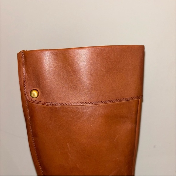 🔥SALE Banana Republic Rich Brown Leather Tall Shaft Boots 6 - Picture 4 of 10